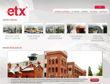 Tablet Screenshot of etx.pl